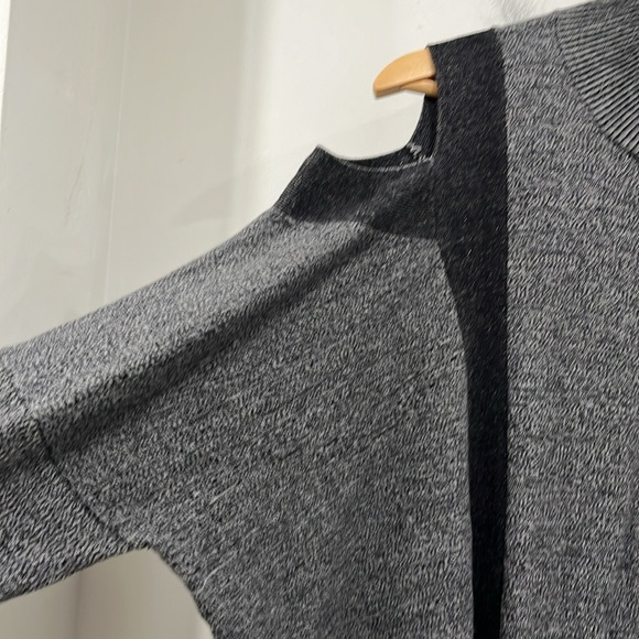 All Saints Cecily Twist Jumper in Heather Black Grey size M - Picture 5 of 12